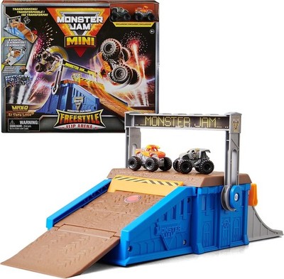 Portable Monster Jam Playset with El Toro Loco & Max-D for Adventure-Loving Kids
