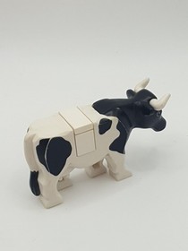 LEGO &reg; 64452pb02c01 cow black white spotted farm from 7637 N1 int. ship.
