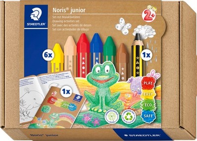 STAEDTLER Noris junior Set Malaktivitäten 8-teilig Stift Papier DIY Malen