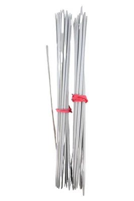 Aiguilles à tricoter Gris Métal Artisanat 33 Pièces - Photo 1/2