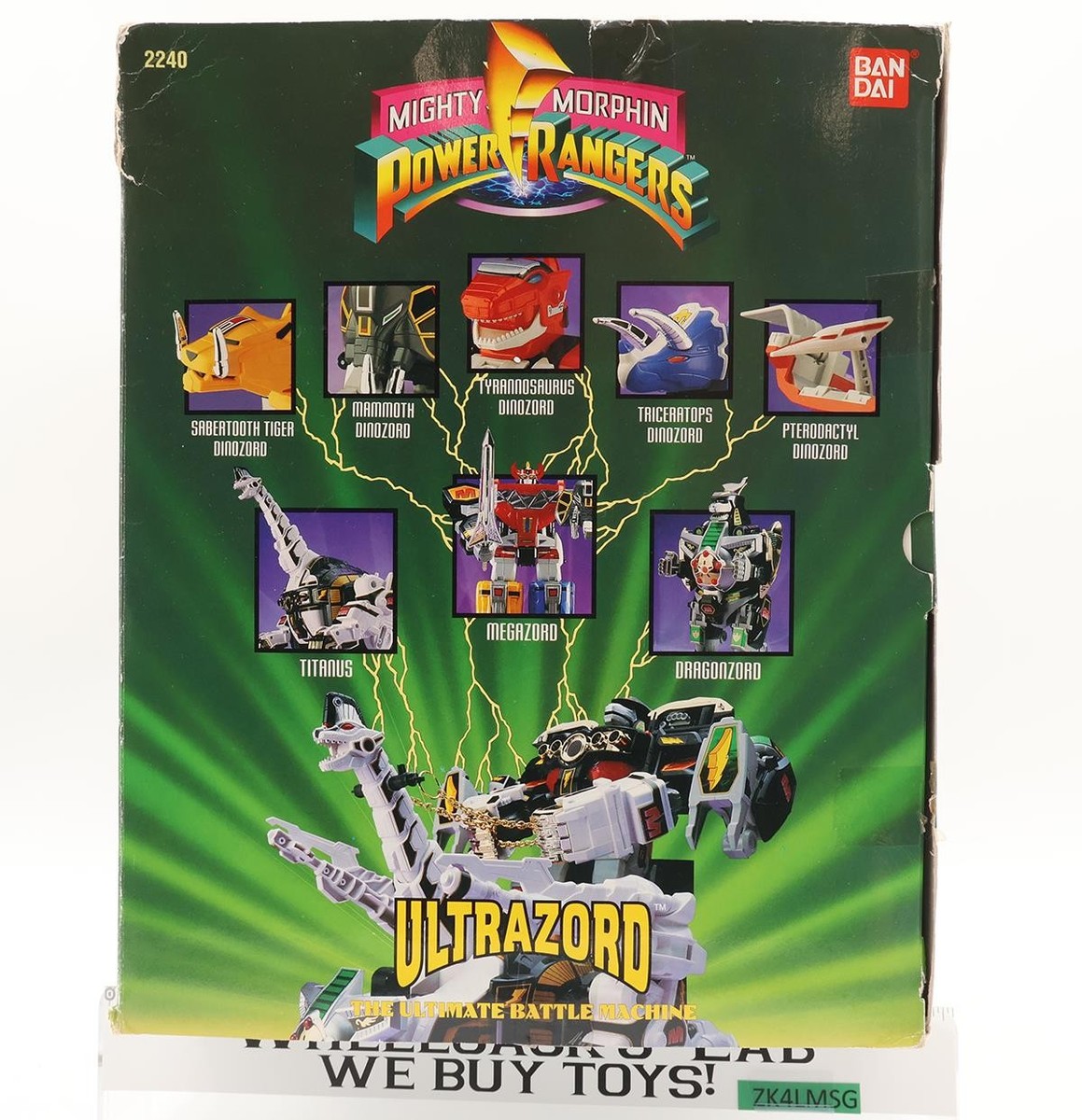 Titanus Carrier Zord Mighty Morphin Power Rangers 1993 Bandai