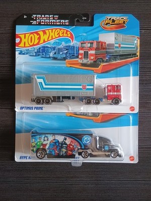 Hot Wheels Optimus Prime Hype Hauler 2025 Track Fleet OVP Transformers DC Batman