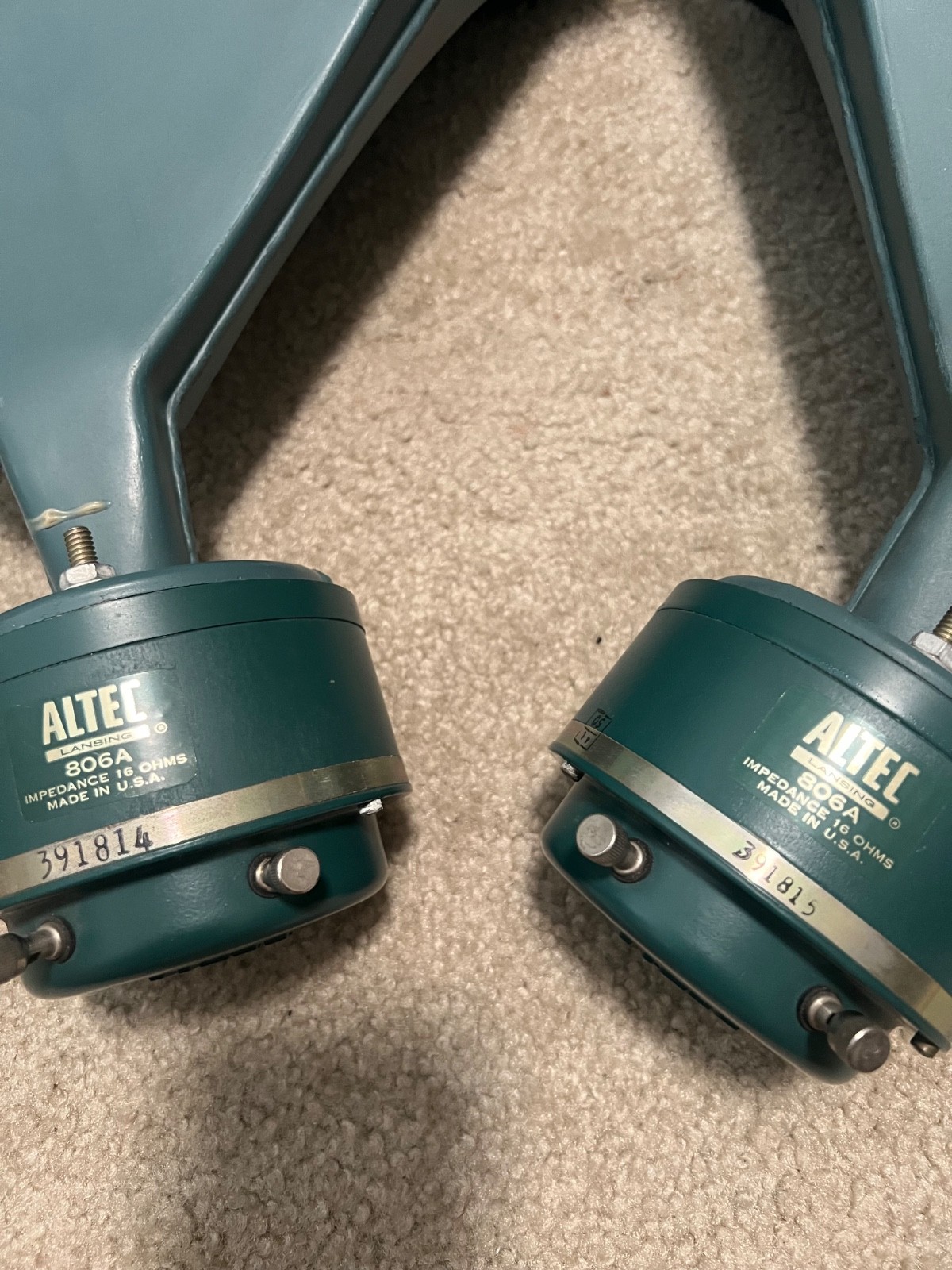 Altec Lansing 806A  811B Horns & N-800F Crossovers