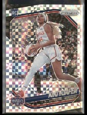 2025 Panini Prizm WNBA #72 Kiki Iriafen Checkerboard Prizms - SP