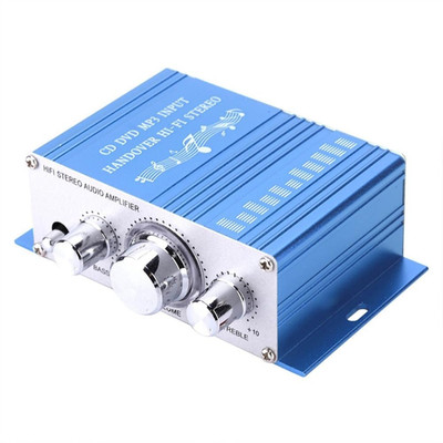 Stereo Audio Digital Amplifier 12V DC - 4 DSP Sound Modes Bass Audio Subwoofe...