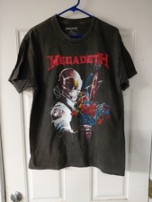 Megadeth 2025 Shirt band. Dave Mustaine Skeleton
