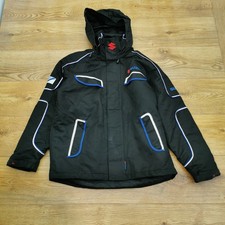 Suzuki Team Racing Jacket Mens S Small Black Car Touring Hood Motorsport