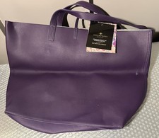 Champneys Spa  Reversible Tote Bag Purple & Floral Matthew Williamson