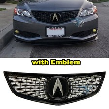 For 2013-15 Acura Ilx Glossy Black Front Bumper Grille Grill Assembly 2022 Style For 2013-15 Acura Ilx Glossy Black Front Bumper Grille Grill Assembly 2022 Style