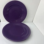 Fiestaware MULBERRY Plum Dinner (2) Plate  Retired Purple Plate 9” FIESTA