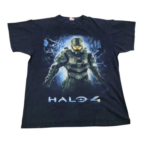 Vintage 2012 Halo 4 Video Game Xbox 360 Promo T-Shirt Size Large