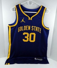 Mens Golden State Warriors Stephen Curry #30 Swingman Navy Jersey Jordan NWT M 8