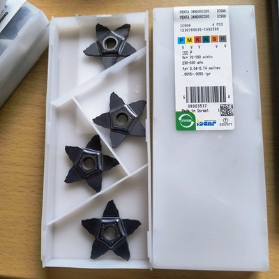 Iscar Originál PENTA 34N200C020 IC908/ CARBIDE INSERTS /4Stück