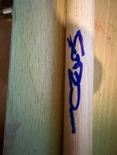 SIMON DAWSON RUN FOR YOUR LIVES SIGNED SIGNATURE DRUMSTICK SEE PROOF IRON MAIDEN