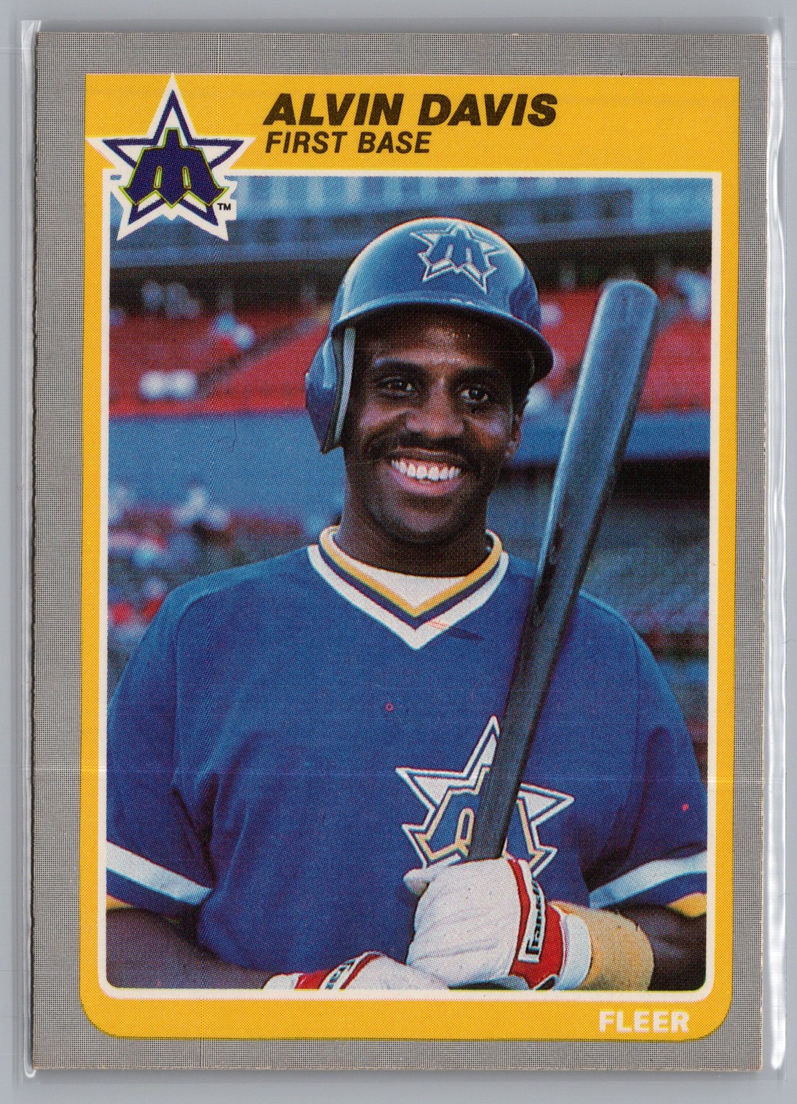 1985 Fleer #488 Alvin Davis