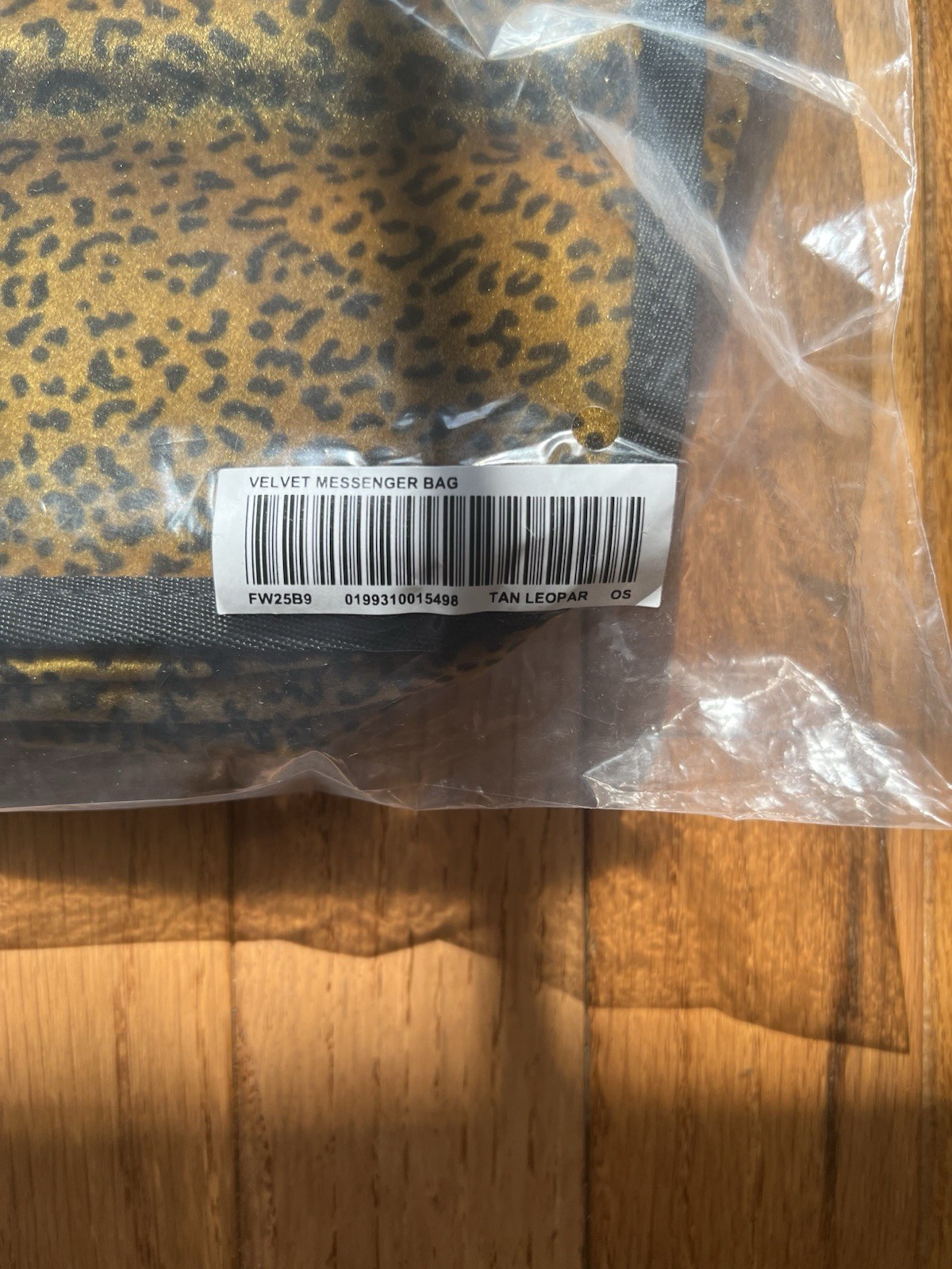 Supreme small messenger velvet bag tan leopard thumbnail 3