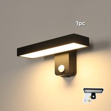 Outdoor Modern Wall Light PIR Motion Sensor T Lamp Rotate 350° Garden Porch IP65