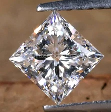 4.6 Ct CVD Lab Grown Diamond D Color Princess Cut VVS1 Certified Loose Gems 29S