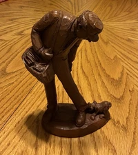 Wetherbee wooden sculptured US Mailman by Red Mill Mfg.