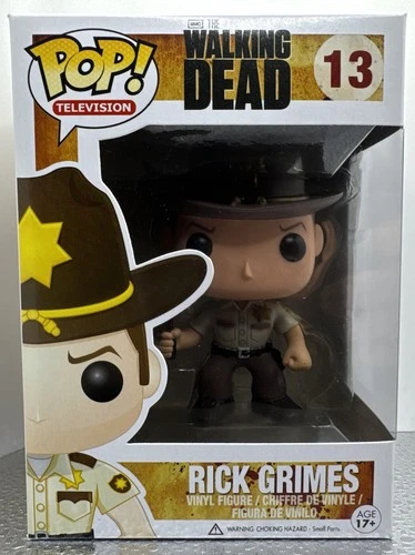 Funko Pop Rick Grimes #13 AMC The Walking Dead Collectible Figure Vaulted
