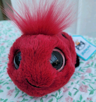 Neu mit Etikett Jellycat seltenes Sammlerstück im Ruhestand Little Frizzles Marienkäfer Plüsch 