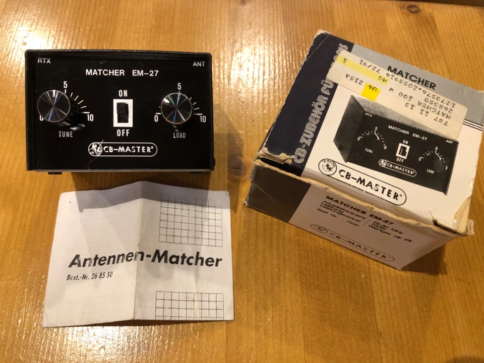 CB-Master Matcher EM-27 Albrecht 100 Watt Matchbox CB Funk Amateurfunk - Bild 3 von 4