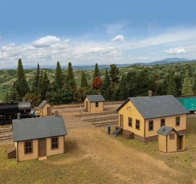 Walthers Cornerstone HO Vintage Trackside Structures Kit 933-4060