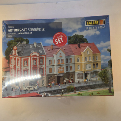 Faller Aktions-Set Stadthauser 3 Piece Townhouse Set In Sealed Box
