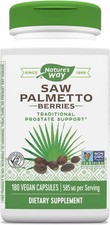 Natures Way Saw Palmetto Berries Capsules, Tr...
