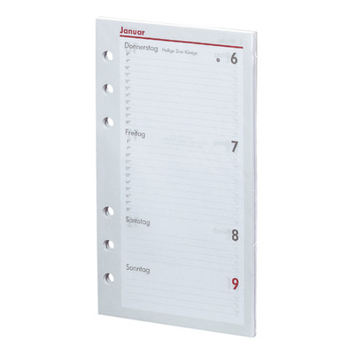 BSB Kompakt A6 2026 Einlage für Timer Kalendarium 2 Seiten / 1 Woche (02-0058)