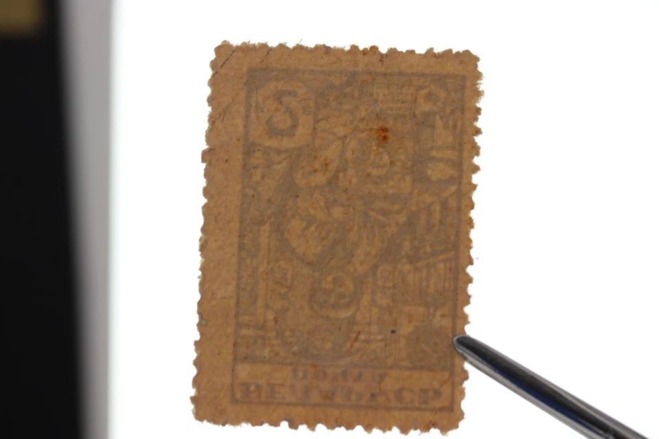 贝拉鲁斯 1921 俄罗斯内战当地邮政 MH JUMBO MARGINS PERF IMPERF 2P — 第 4/4 张图片