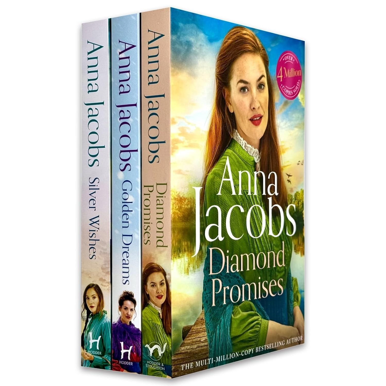 Jubilee Lake Series Collection 3 Books Set by Anna Jacobs Silver Wishes, Golden - Image 3