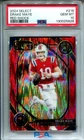 2024 Panini Select Club Level Drake Maye #218 Red Shock Prizm /249 (RC) PSA 10
