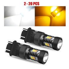 3157na 3057a Led Dual Switchback White Color Amber Turn 2-20pcs Signal 2800lm