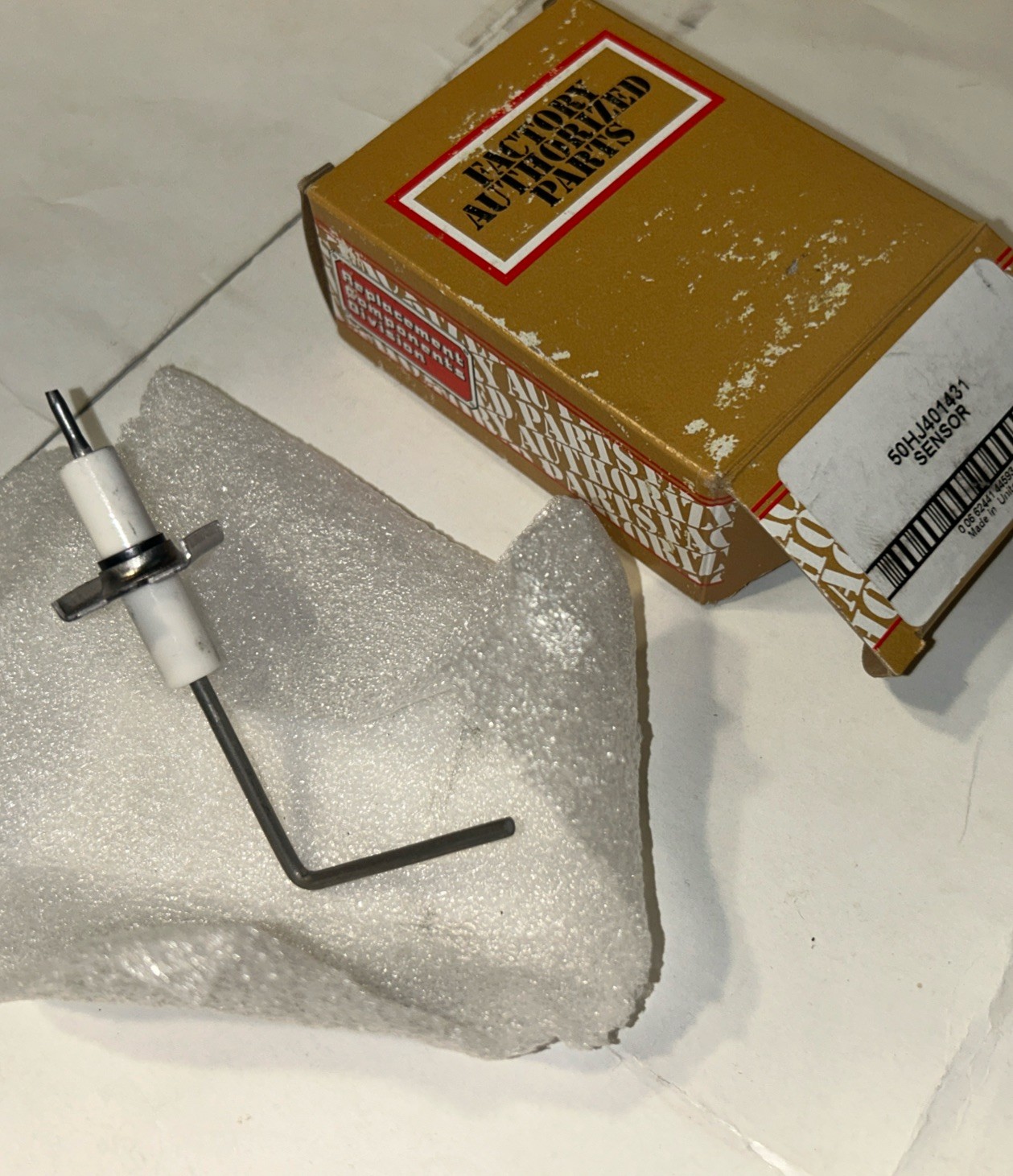 * New OEM Carrier Bryant Factory Authorized Part  Furnace Flame Sensor