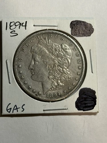 1894 S Morgan Silver Dollar $1 XF/AU Detail Tough Date San Francisco Mint