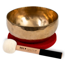 Sela Harmony SE263 Singing Bowl 7.5 Inch Brass w/ Ring  Mallet