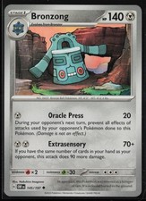 Bronzong 145/197 Uncommon Obsidian Flames Pokemon Card Near Mint