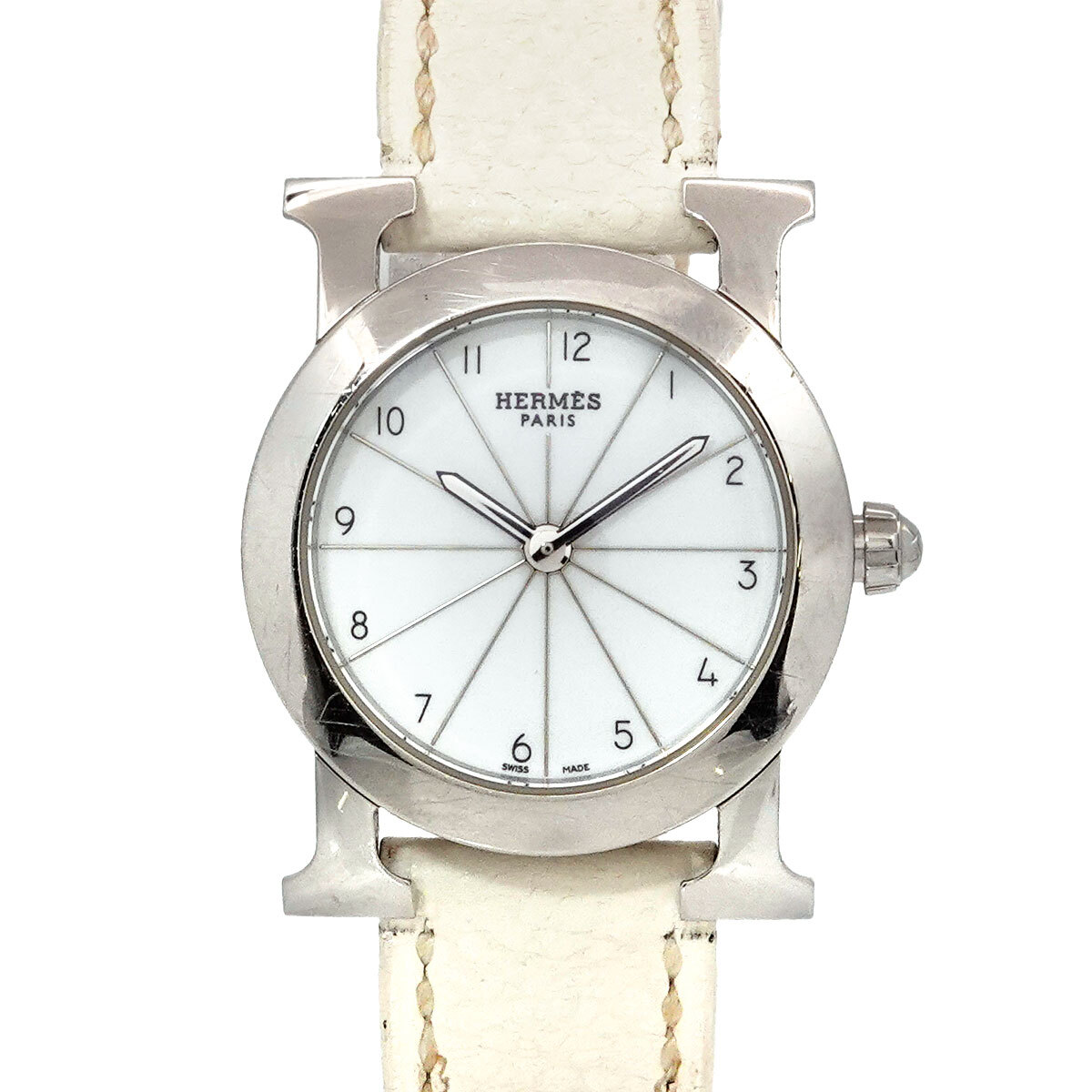 Hermes Watch White Hermes Klikti Diamond and White Gold Watch LL1.294 - 17 mm  main image 2