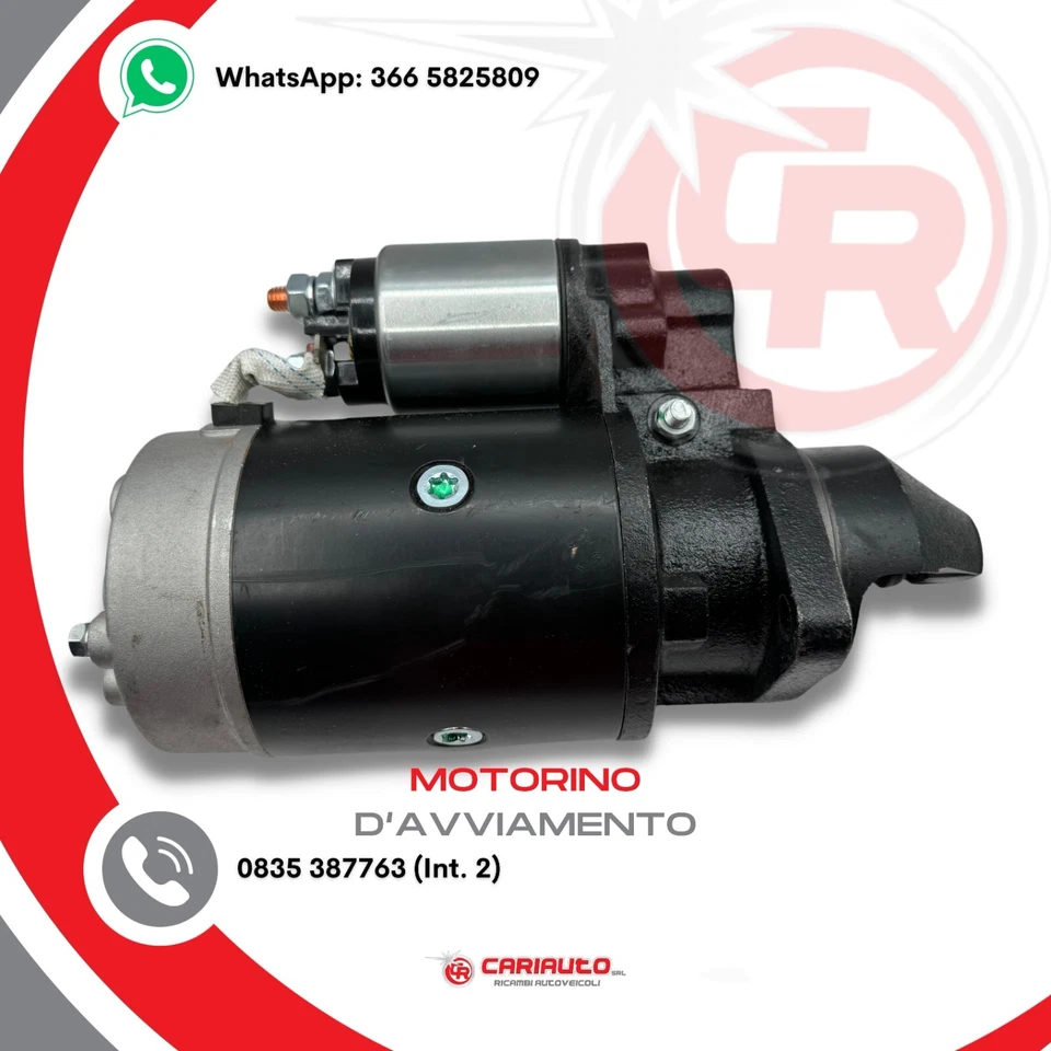 Motorino Avviamento Fiat Trattore 615 24V FIAT 312/315/411/415/451/25C 3,2kW 9D - Imagen 4 de 4
