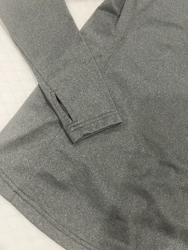 North Face Sweater Women’s Size XS Gray Quarter Zip Hi-low Pre-Owned Top - Picture 11 of 15