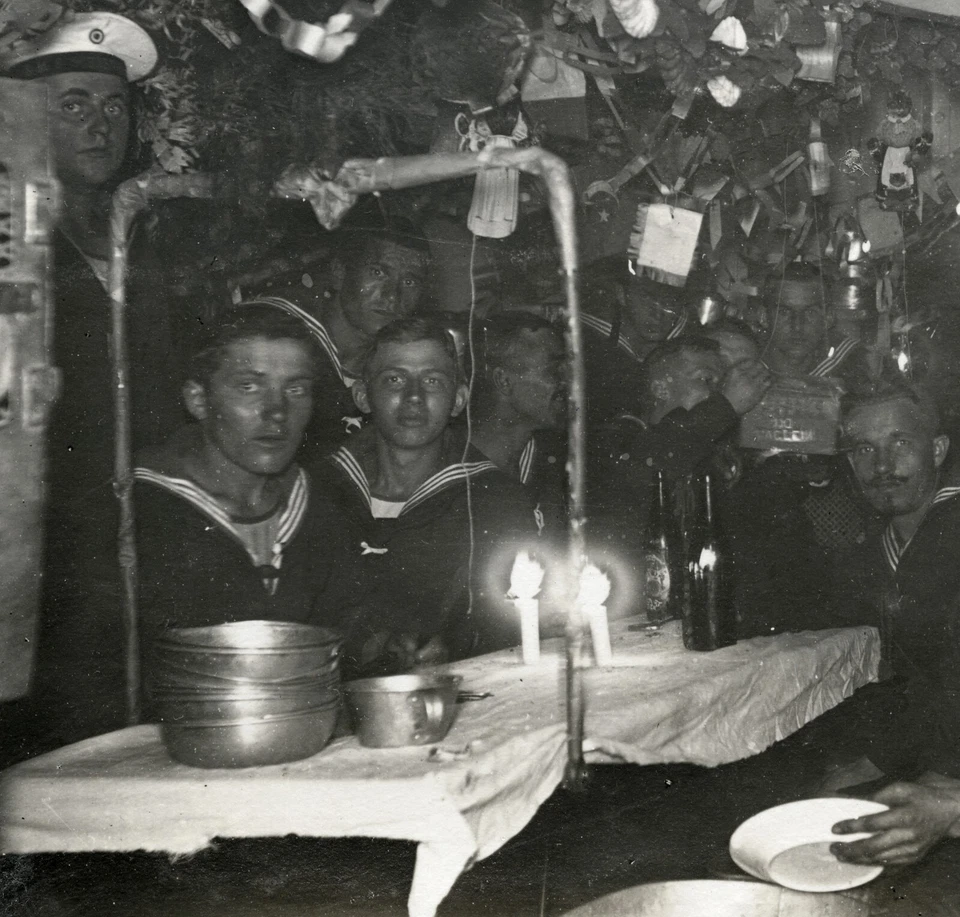 TAMAÑO MÁS GRANDE, SMS Scharnhorst crucero blindado alemán, Navidad, militar, Foto 3 de 4