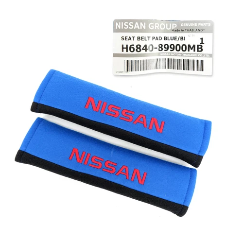 Set Seat Belt Cover Genuine Blue For Nissan Navara Np300 Juke March 1985 2019