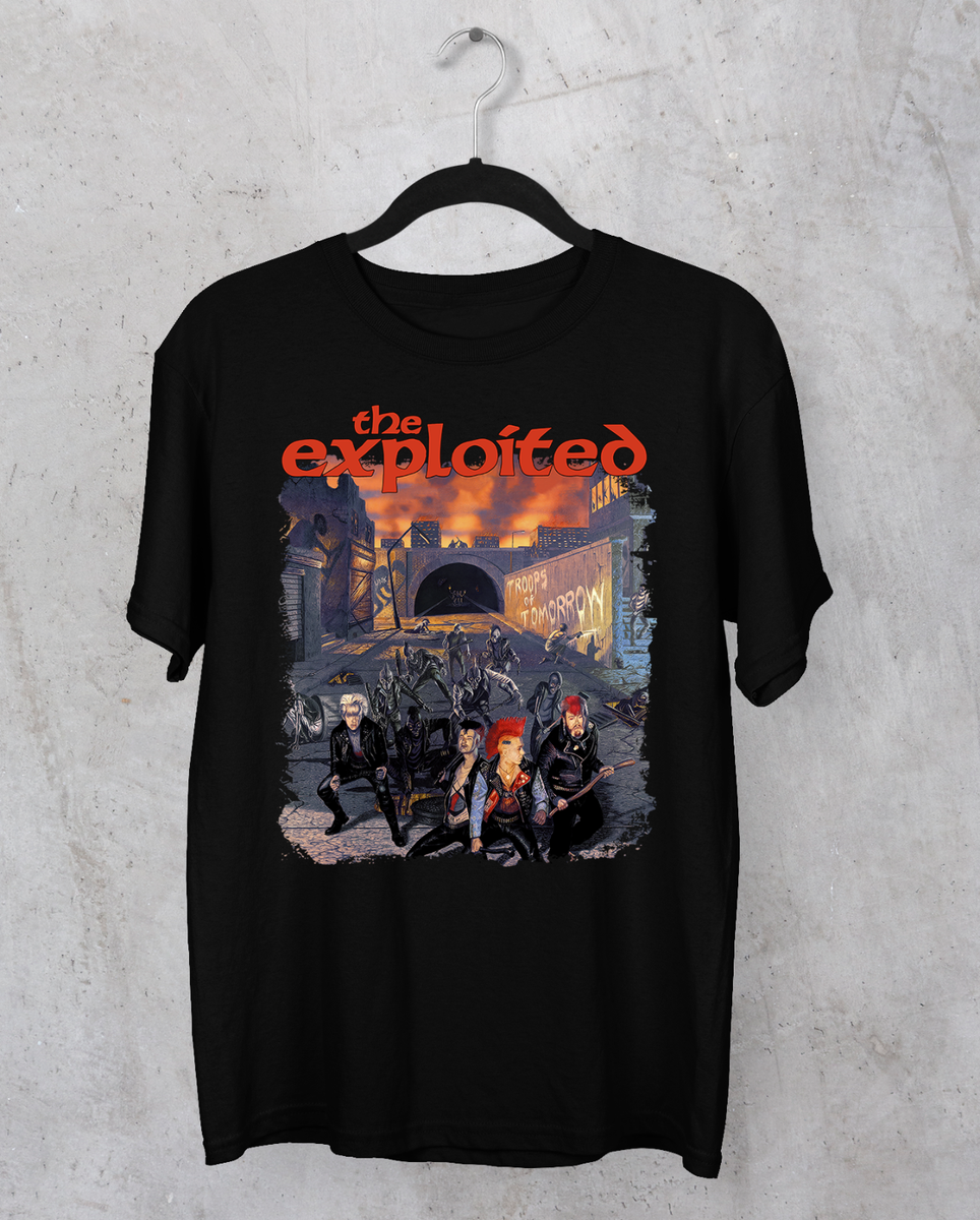 NEW The Exploited BAND black T-shirt short sleeve S-5Xl | eBay