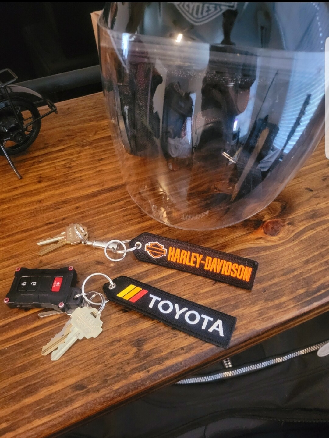 Case Construction Keychain Durable Fabric Equipment Keychain Patch