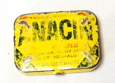 Vintage Anacin Advertising Medicine Tin Empty