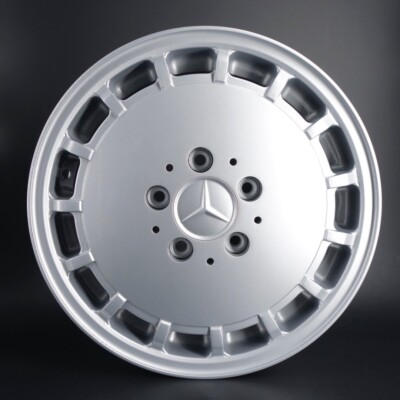 85 86 Mercedes 190 OEM Wheel Rim Silver 15x6 15