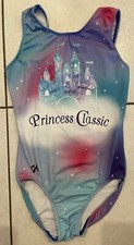 GK Elite Girls Women s Gymnastics Leotard PRINCESS CLASSIC CASTLE ADULT SMALL AS