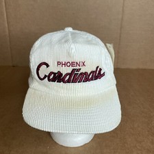 New VTG Phoenix Cardinals Sports Specialties Script Corduroy StrapBack Cord Hat