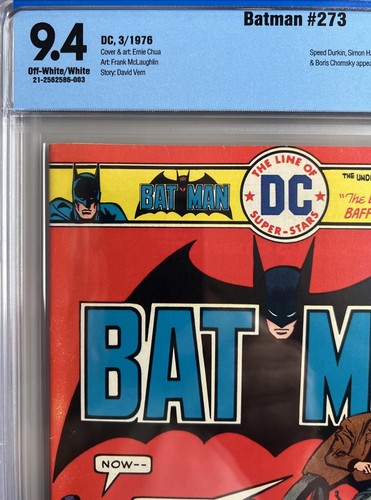 Batman 273 , CBCS 9.4 , NM , Published March 1976 - Foto 2 di 3
